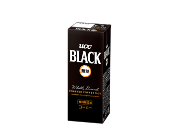 【UCC上島珈琲】
  BLACK無糖